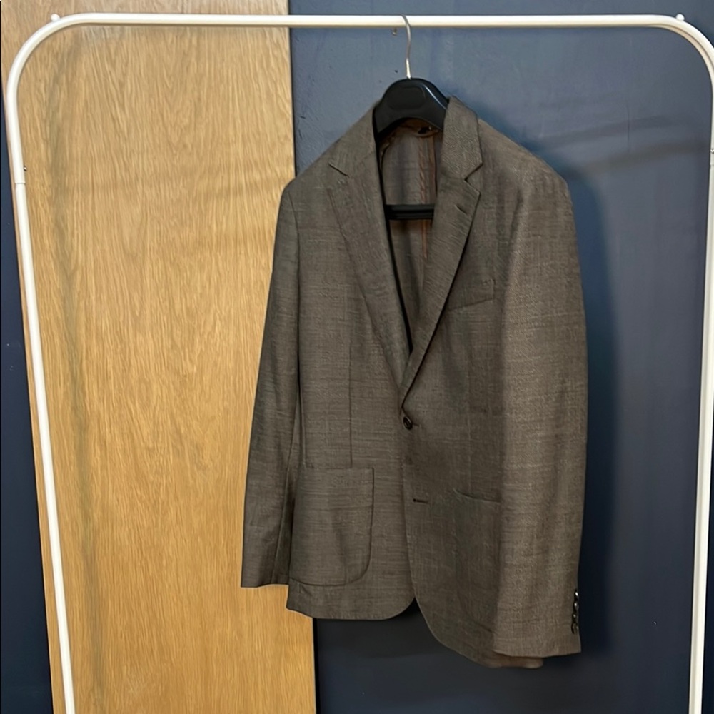 Bonobos Jetsetter Unconstructed Italian Wool Blazer, Brown, Slim Fit
